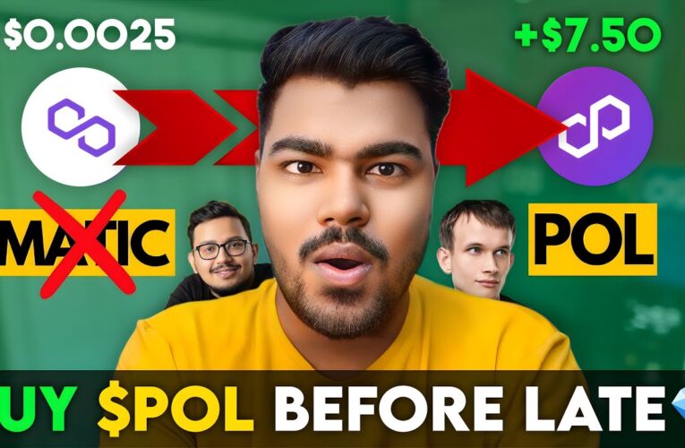 MATIC TO POL UPGRADE EXPLAINED | POLYGON POL TOKEN IS GEM LAYER2 CRYPTO | POL TOKEN PRICE PREDICTION